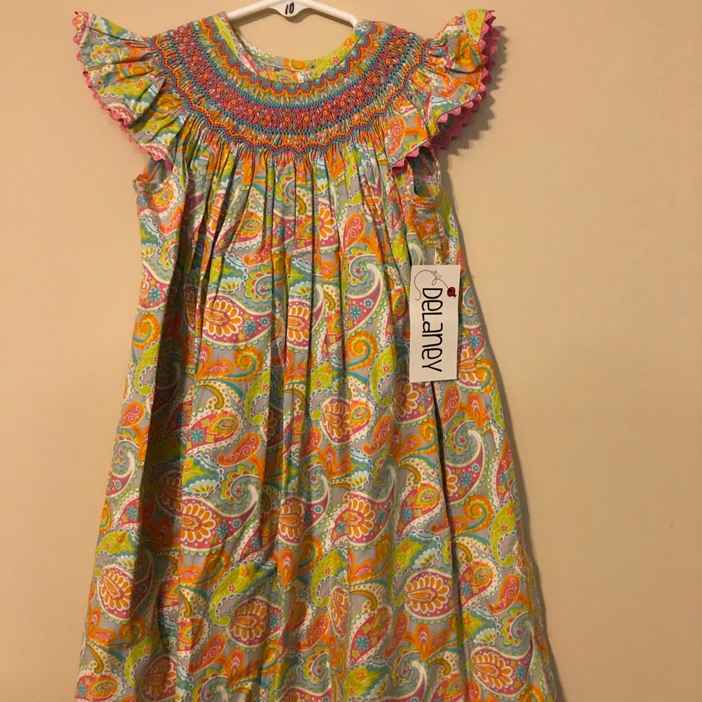NWT Delaney Smocked dress